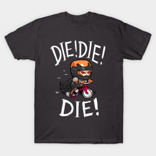 Biker Reaper w/Text T-Shirt